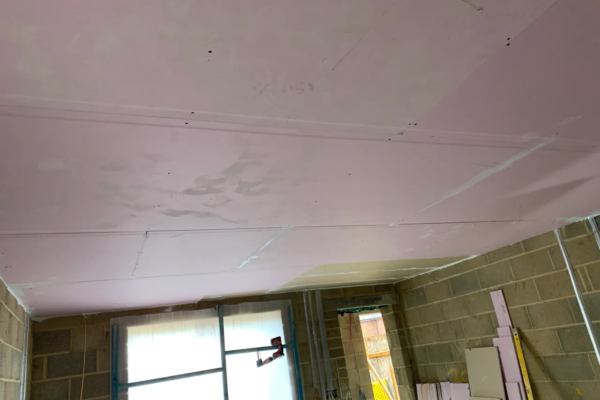 soundproofed ceiling